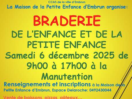 Braderie de l'enfance et de la petite enfance