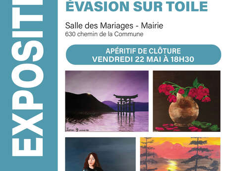 Exposition de peinture "Association Evasion sur Toile"