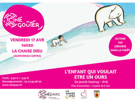 Ciné goûter : "L'enfant qui voulait être un ours"
