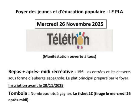 Foyer des jeunes et d'éducation populaire Telethon