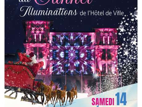 Illuminations de l'Hôtel de ville du Cannet