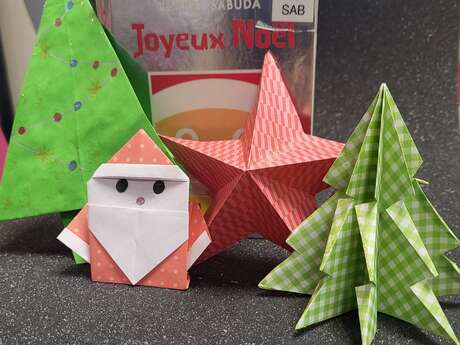 Atelier créatif "Noël en origami"