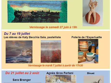 Expositions au point lecture de Bourg de visa
