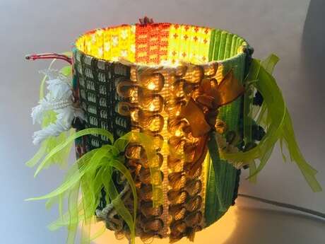 Création d'un abat-jour avec Chrystelle Darmet Jondot - Atelier enfant