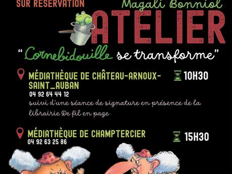 Atelier - Cornebidouille se transforme