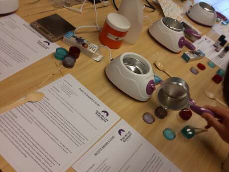 Atelier fabrication de cosmétiques