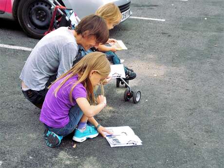 Paper chase with Charles and Ninon