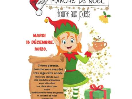 Marché de Noël et bourse aux jouets à l'école maternelle Marie Curie