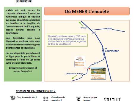 Etang salé de Courthézon - mission scientifique