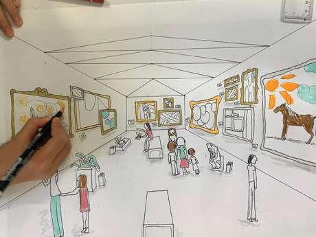 Atelier dessin "Perspective à Flaine"