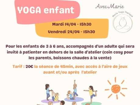 Atelier : yoga enfant (enfant 3 à 6 ans)