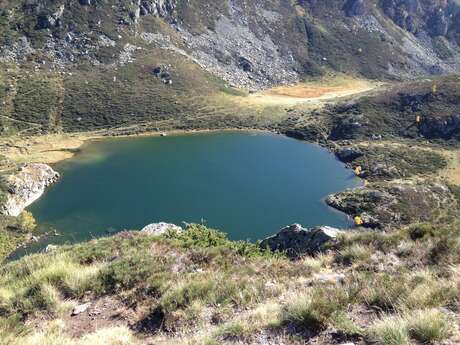 Etang d’Appy depuis la station des Monts d’Olmes