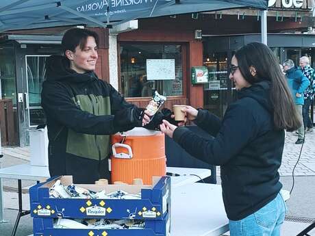 Goûter Pitch et chocolat chaud pour les enfants