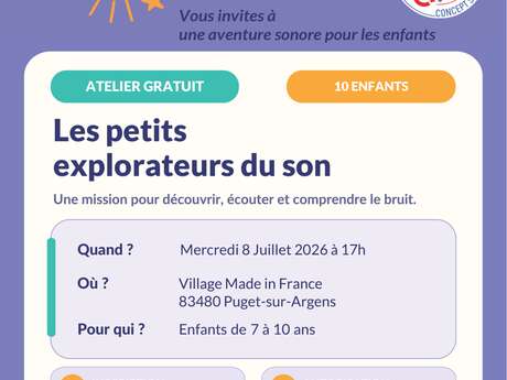 Les petits explorateurs du son