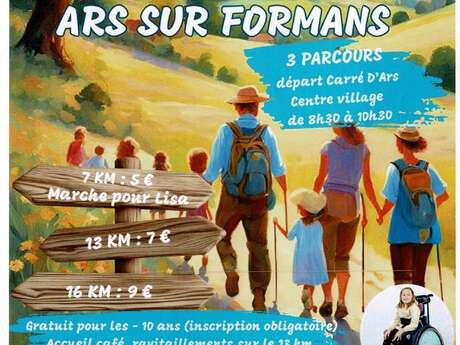 Marche pour Lisa à Ars-sur-Formans