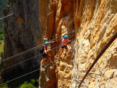 Via ferrata de la Grande Fistoire - Grimper à Orpierre