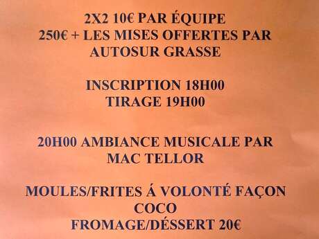 Concours de pétanque