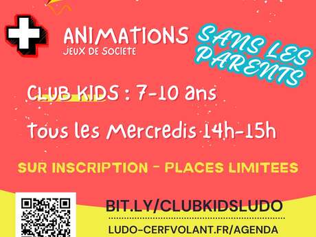 CLUB KIDS jeux de société