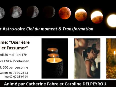 Taller de astrología | sanación - Atrévete a ser tú mismo y acéptalo