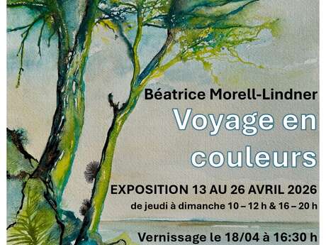 Vernissage de l'exposition Voyage en couleurs de Béatrice Morell-Lindner