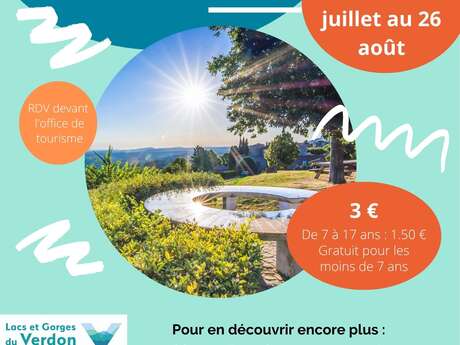Visite guidée du village de Tourtour