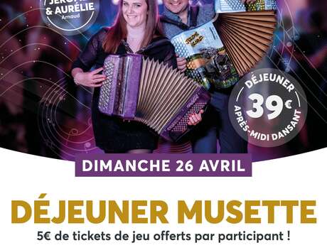 Déjeuner musette avec Aurélie et Jérôme