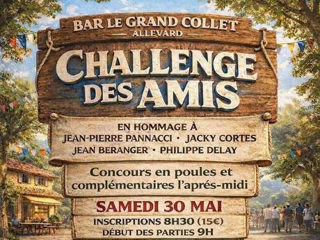 Concours de pétanque "Challenge des amis"