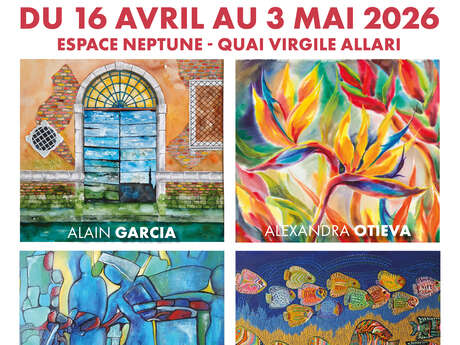 Group art exhibition: Éclats de Bleu