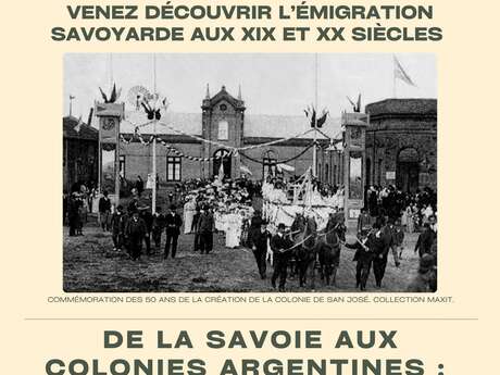 Soirée conférence sur l'histoire de l'émigration savoyarde