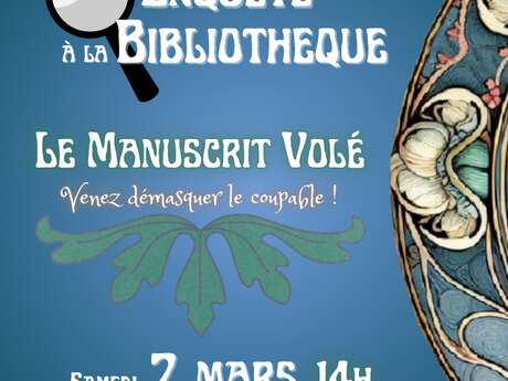 Enquête à la bibliothèque : le manuscrit volé