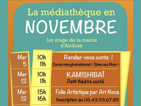 La médiathèque en Novembre