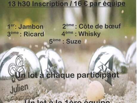 Concours de pétanque