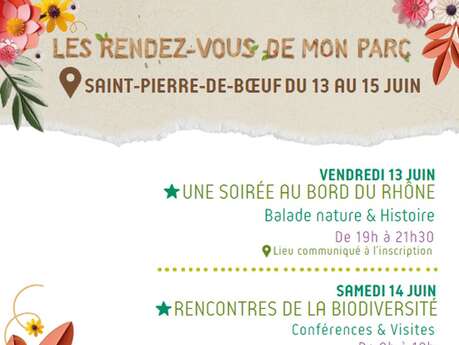 Les Rendez-vous de mon Parc "Une soirée au bord du rhône"