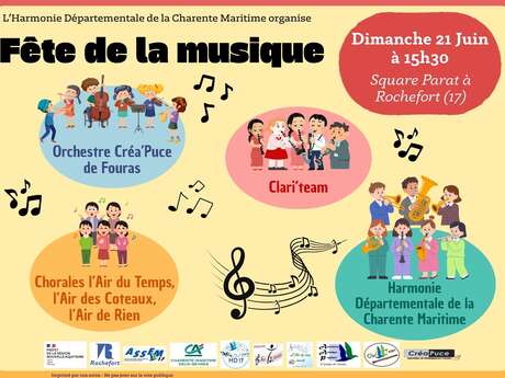Fête de la musique par l'Harmonie Départementale
