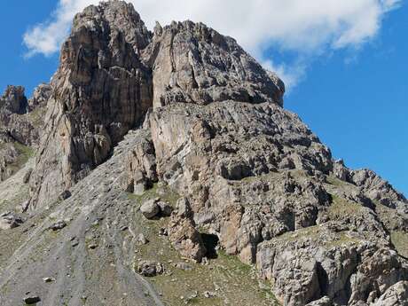 Les contreforts du  Queyrellin