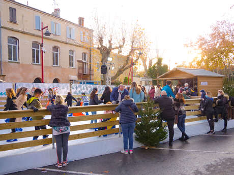 Piste de luge en glace