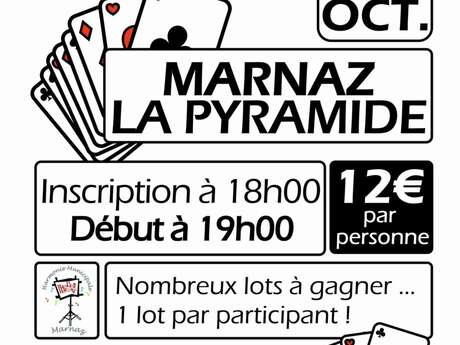 Belote competition organized by the Marnaz brass band