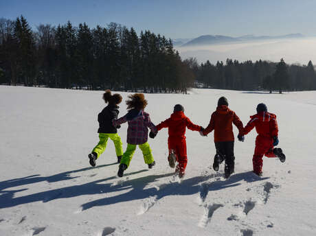 Animation autour des animaux l'hiver
