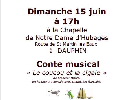 Concert conte musical provençal