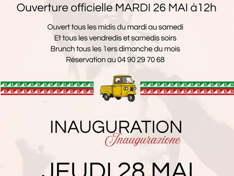 Soirée d'inauguration du restaurant La Felicità