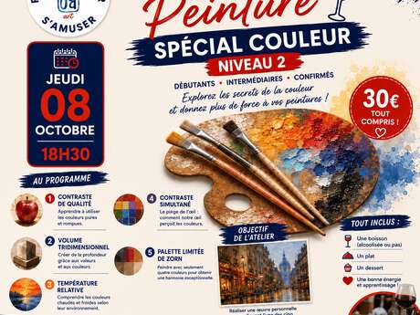 Apéro Peinture – Spécial Couleur