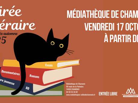 Soirée littéraire - nouveautés automne 2025