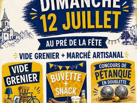 Concours de pétanque, Vide grenier & Marché artisanal