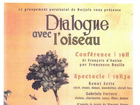 Spectacle de danse, chants et conférence : Dialogue avec l'oiseau