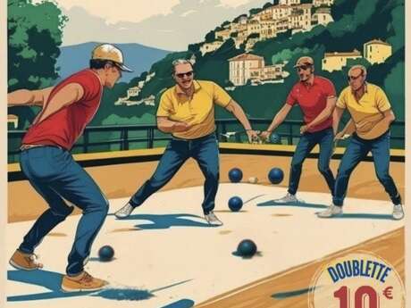 Petanque-Wettbewerb im Doppelpack