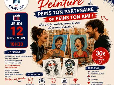 Apéro Peinture – Peins Ton Partenaire ou Ton Ami !