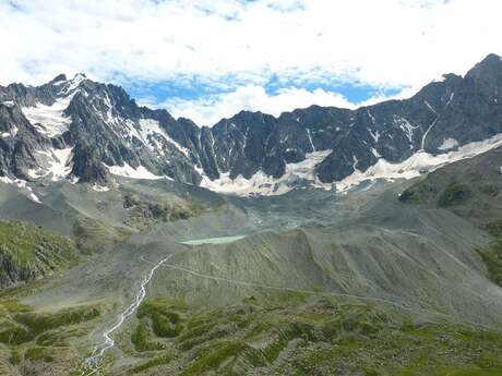 The Arsine corrie via the Crevasses path