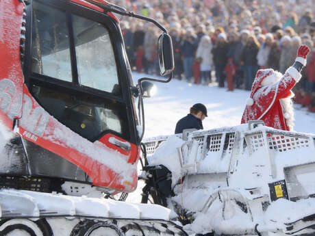 Le traîneau futuriste du Père Noël