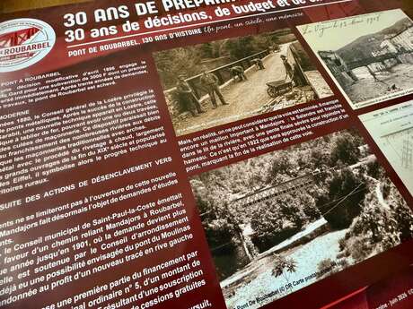 130 an,s du Pont de Roubarbel (1896-2026)