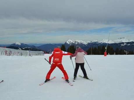 Private lessons on the Grand-Massif ski area
